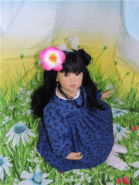 Мечты о лете)) Летняя фотосессия в зимний день и моя кареглазая модель. кукла Элизы Глазгольд (фото 10)