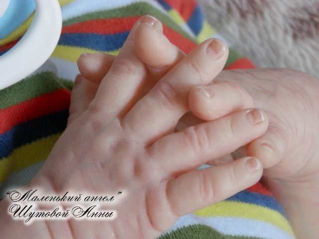 Маленький мужичок-хомячок Мишенька. Кукла-реборн Шутовой Анны