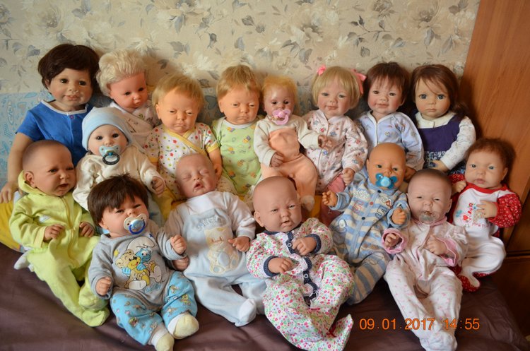 Моя коллекция анатомически корректных малышей