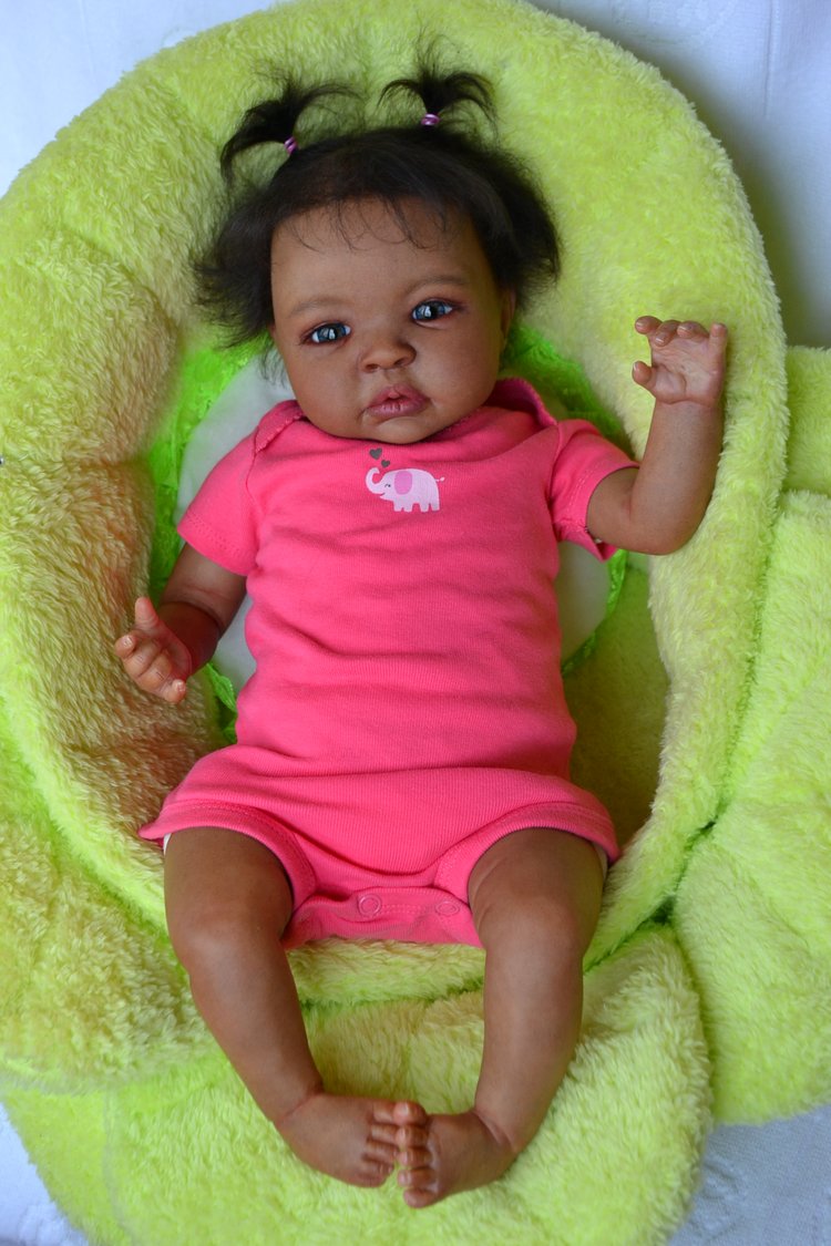 Экзотическая малышка Шаяночка. Куклы реборн Прохоровой Виктории (фото 7)