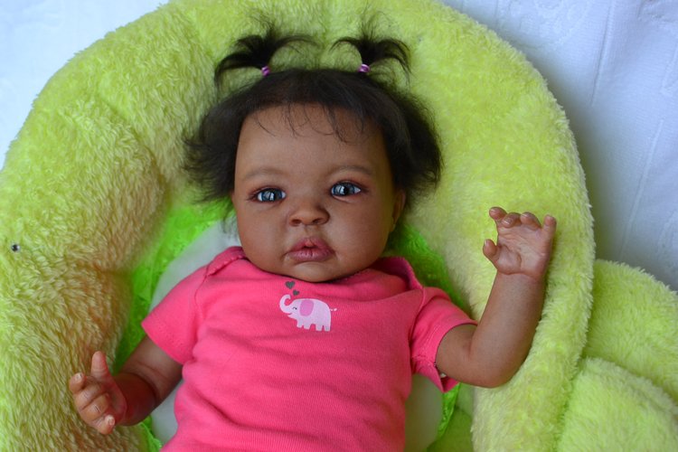 Экзотическая малышка Шаяночка. Куклы реборн Прохоровой Виктории (фото 6)