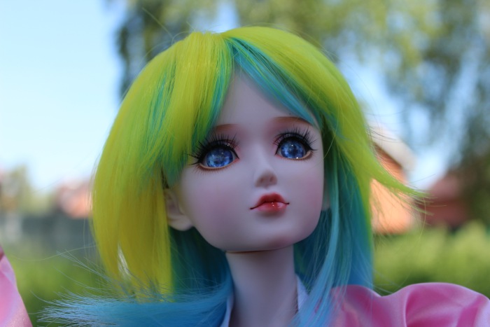 Яркое лето с Анжеликой - Кукла Звезда подиума. ООАК, 5-ый молд, 60 см