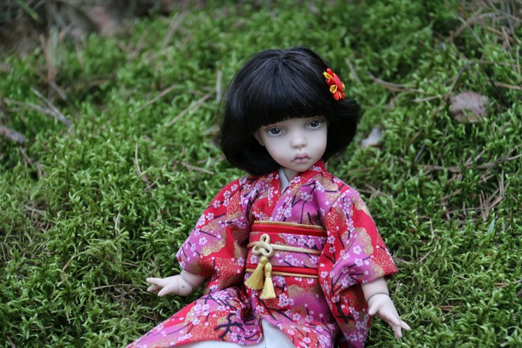 Харуми: фарфоровая шарнирная кукла | Бэйбики Харуми: фарфоровая шарнирная кукла (фото 10)