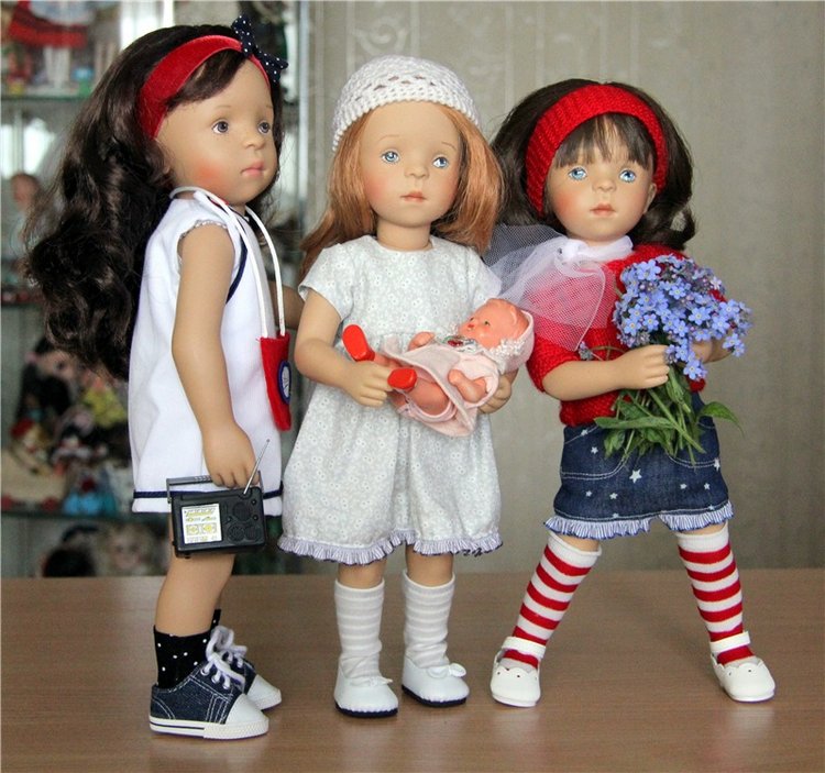 Любимые куклы от автора Сильвии Наттерер