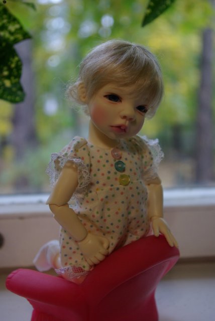 Затаились в ожидании. авторская кукла от Kim Lasher