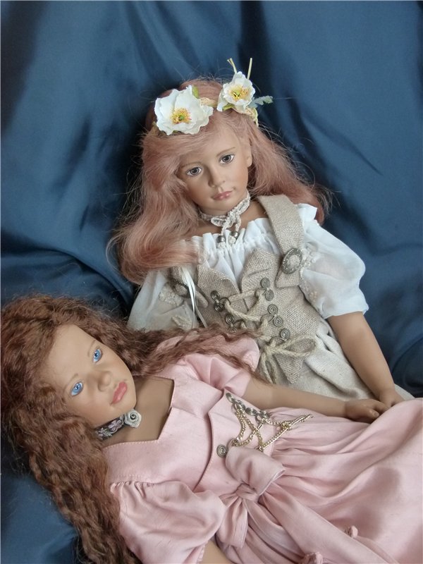 Тургеневские барышни на немецкий лад. Melisande и Kati от Marianne Eder и Ilse Wippler