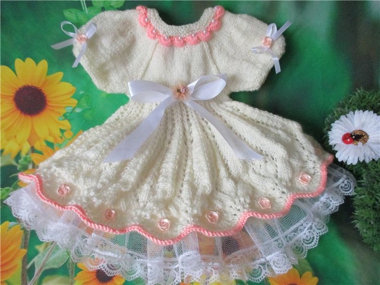 «Бутончик чайной розы»- моя новая работа ( для малышек Lee Middleton ,реборн и всеx подобныx малышек-очаровашек) (фото 5)