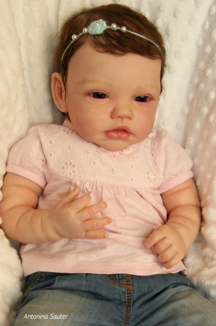 Мой весенний цветочек Кайли. Кукла реборн Саутер Антонины (фото 7)