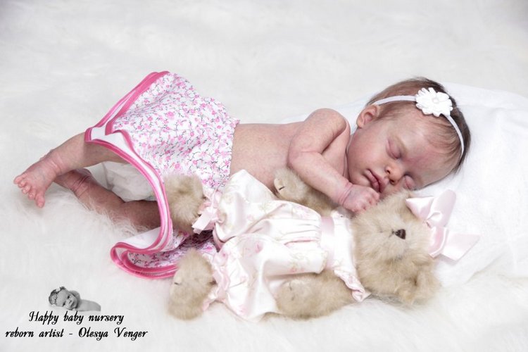 Моя принцесса Крошечка-Кокошечка. Кукла реборн Олеси Венгер