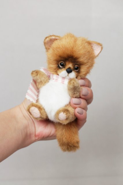 Лисёнок Василий. Игрушка ручной работы (фото 2)