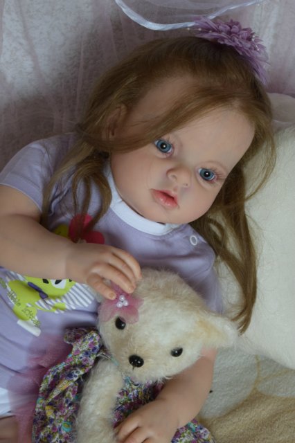 Моя первая большая девочка реборн Ариша