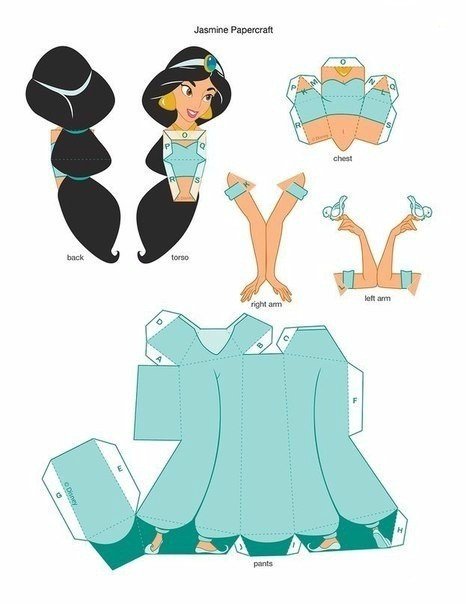 Мои любимые бумажные куклы для вырезания