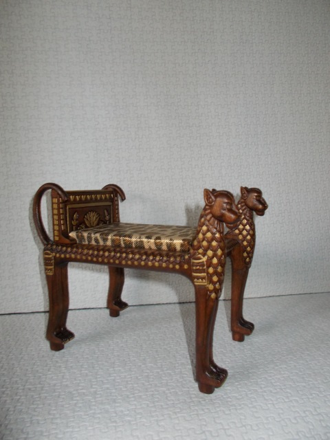 Эксклюзивная кукольная мебель.Трон Тутанхамона