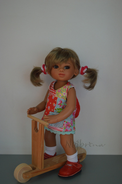 Линда из Berliner Rasselbande. Кукла от Габриелы Мюллер