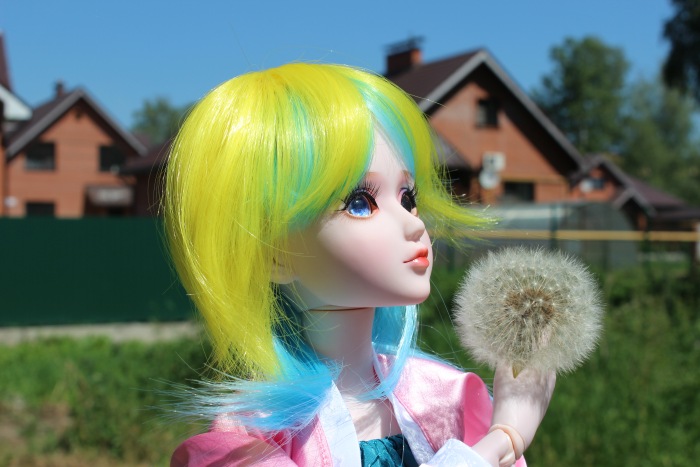 Яркое лето с Анжеликой - Кукла Звезда подиума. ООАК, 5-ый молд, 60 см (фото 2)