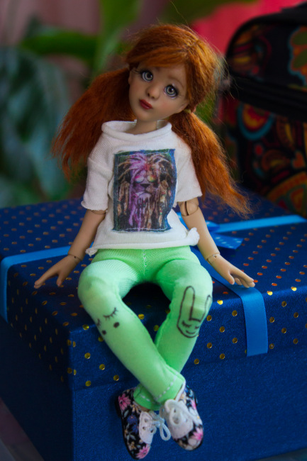 Моя "жемчужинка" Женька. Авторская шарнирная кукла Pearl Ирины Поздняковой P.I.A.Dolls