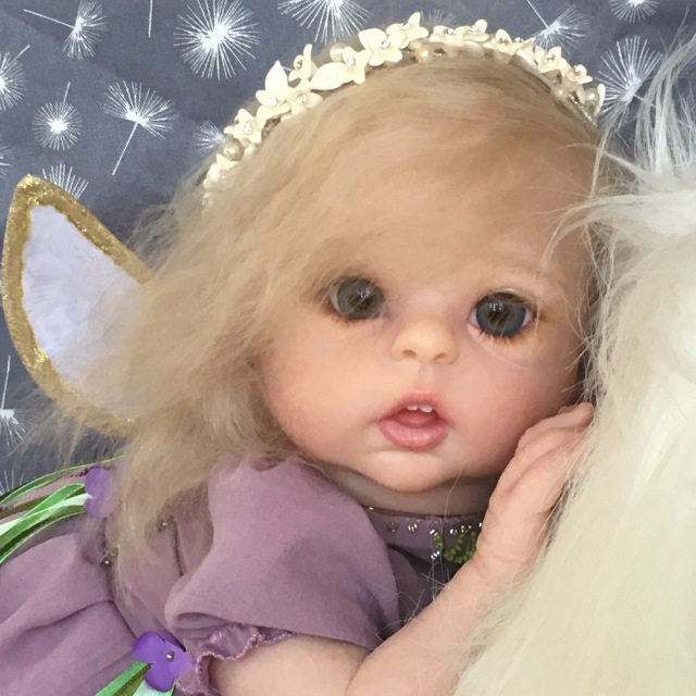 Цветочек-кукла реборн Элины Кудрявцевой