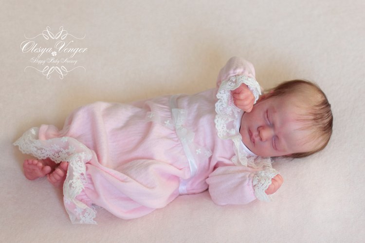 Моя кроха Эшли. Кукла реборн Олеси Венгер (фото 3)