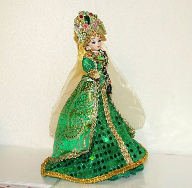 Мои сказочные образы и костюмы фарфоровых куколок (ООАК) к Новому 2018 году (фото 5)