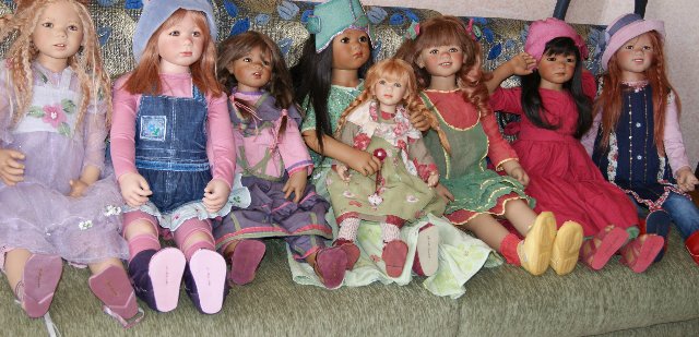 Цветничок красавиц от Annette Himstedt