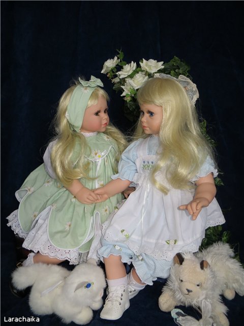 Красоты много не бывает. Редкие коллекционные куклы Cheri McAfooes for Lloyd Middleton. "..беленькие кисоньки..." (фото 3)