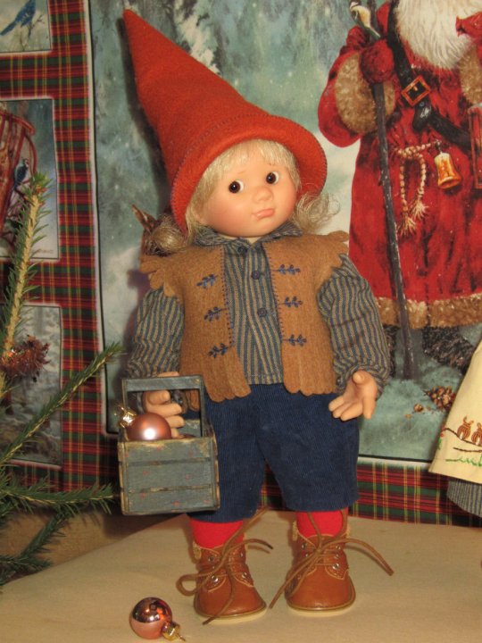 Новый год в семейке вихтелей. Куклы от Rosemarie Muller | Бэйбики Новый год в семейке вихтелей. Куклы от Rosemarie Muller (фото 2)