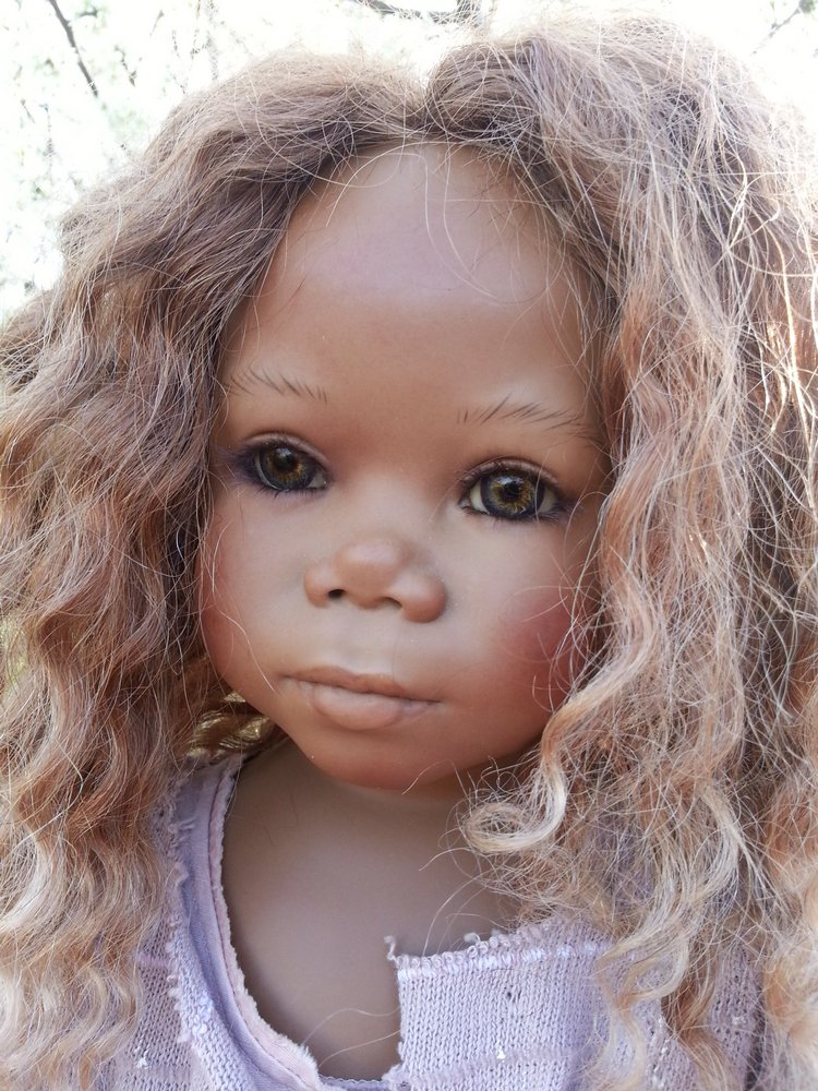 Шоколадная девочка Натитти от Annette Himstedt (фото 9)