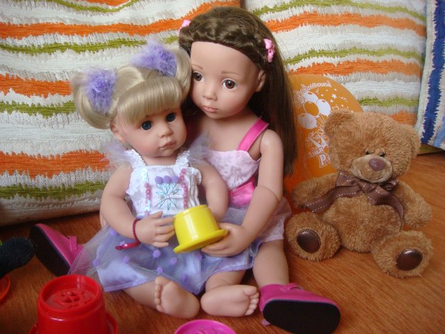 Наша трогательная малышка Машенька. Малышка-феечка Gotz из серии Kinderland Doll (фото 2)