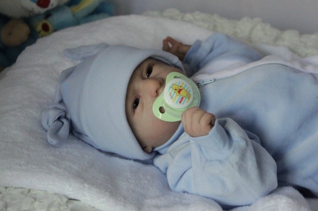 Белокурый ангел Саввушка! Куколка реборн Виктории Вишни