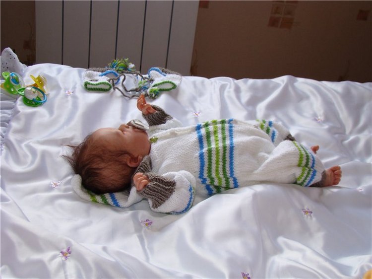 Теплый комбезик для Ангелочка (кукла-реборн молд Ангел)