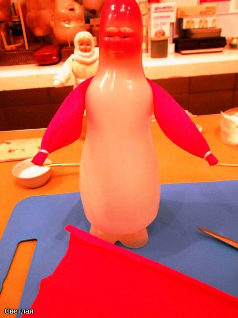 Реставрация антикварной новогодней игрушки из ваты. Снегурочка и Дед Мороз. +БОНУС, папье маше из ваты