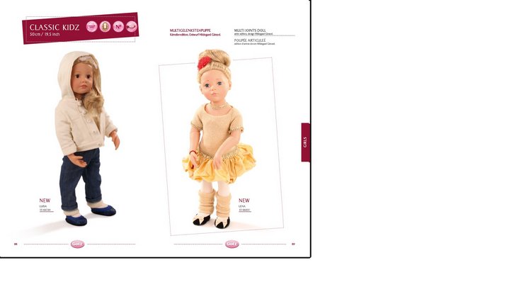 2015 Gotz Catalogue — Куклы Gotz (Готц): Ханна
