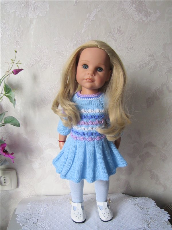 ... И заколка с незабудками для куклы своими руками (фото 2)