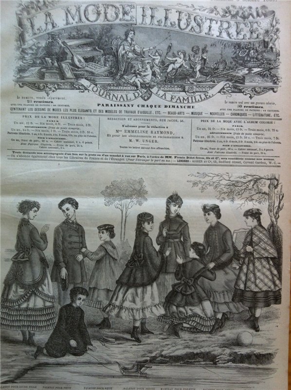 Журнал мод La Mode illustrèe (журнал для всей семьи)