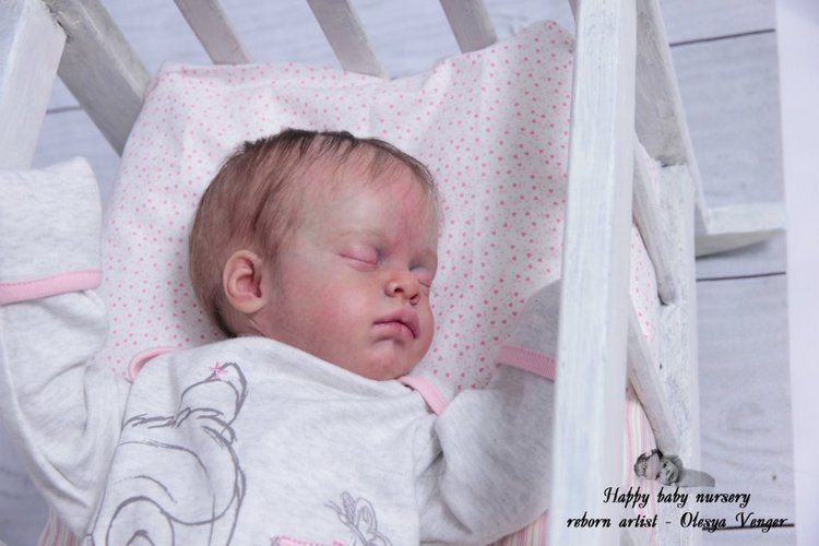 Моя принцесса Крошечка-Кокошечка. Кукла реборн Олеси Венгер