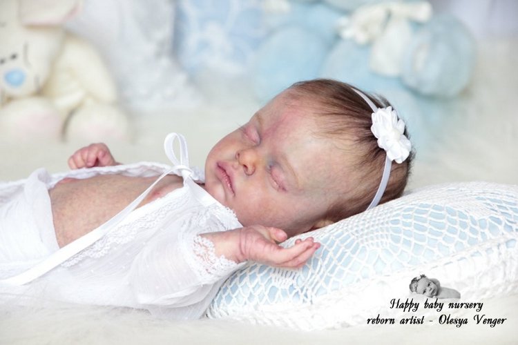 Моя принцесса Крошечка-Кокошечка. Кукла реборн Олеси Венгер