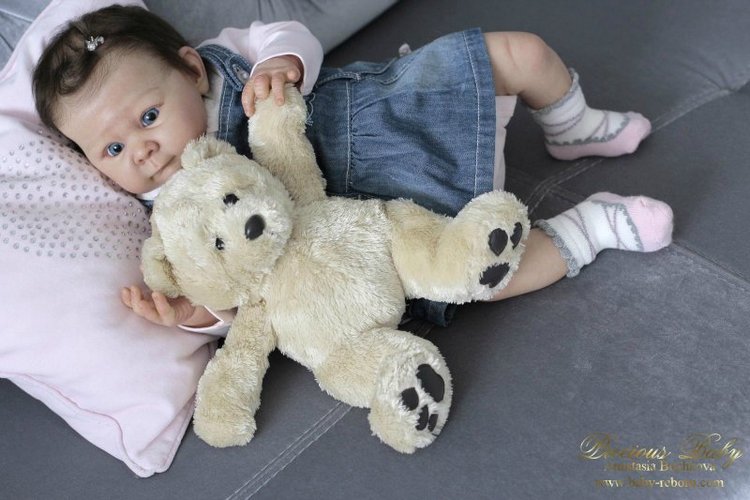 Моя маленькая пуговка! Кукла реборн Анастасии Бочковой (фото 7)