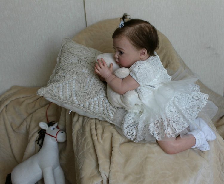 Маленькая Миланочка! Кукла реборн Шепелевой Людмилы (фото 10)