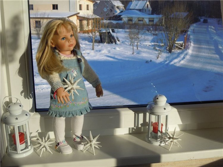 Зимний привет от кукол gotz, которые, живут в Литве