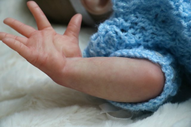 Спящая малышка Рози 2. Куколка реборн Виктории Вишни