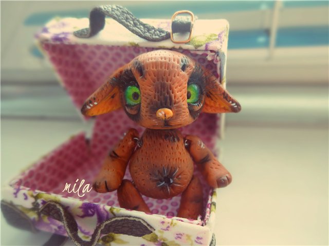 Куколки ручной работы из полимерной глины от Милы (фото 5)