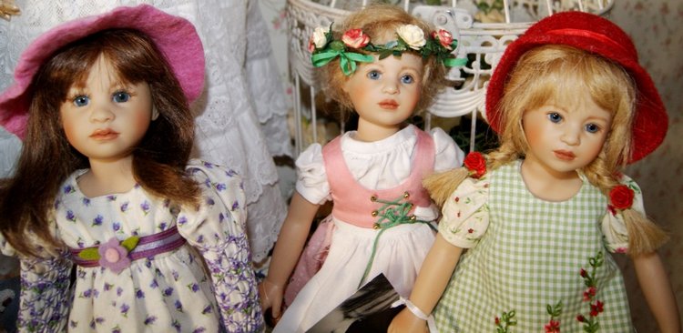 Плюшек много не бывает - маленькие принцессы от Heidi Plusczok