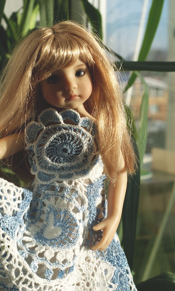 Новое изделие "Морозные узоры", связанное в технике ирландского кружева (фото 6)