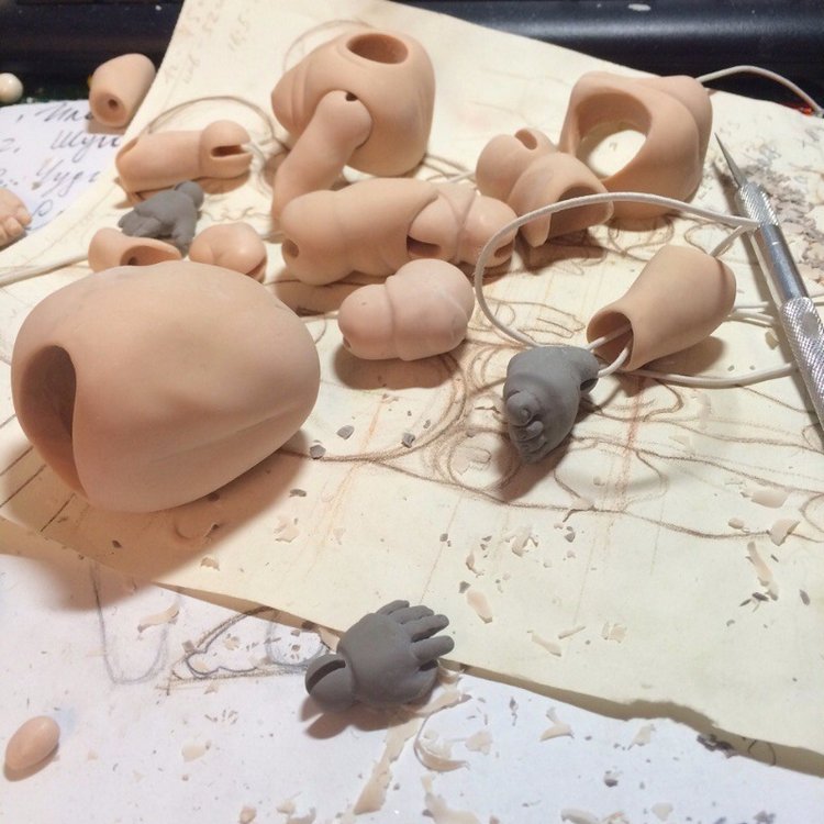 Мои новые проекты. Авторские шарнирные куклы