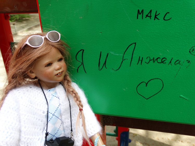 Девочки из разных эпох. Куклы Аннет Химштедт. Или с любимыми не расставайтесь