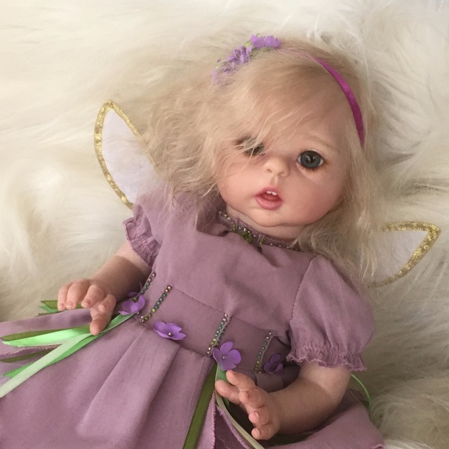Цветочек-кукла реборн Элины Кудрявцевой