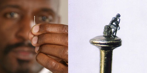 Миниатюрнее - миниатюрного. Шедевры Уилларда Уигана (Willard Wigan) самые миниатюрные скульптуры в мире