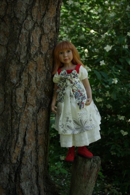 Лесная фея. Коллекционная кукла Мариелену от Zwergnase