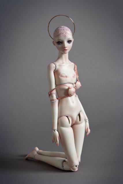 Кукла Марины Бычковой Surviving , что значит "выжившая". Современные амазонки или Рак боится сильных (фото 10)