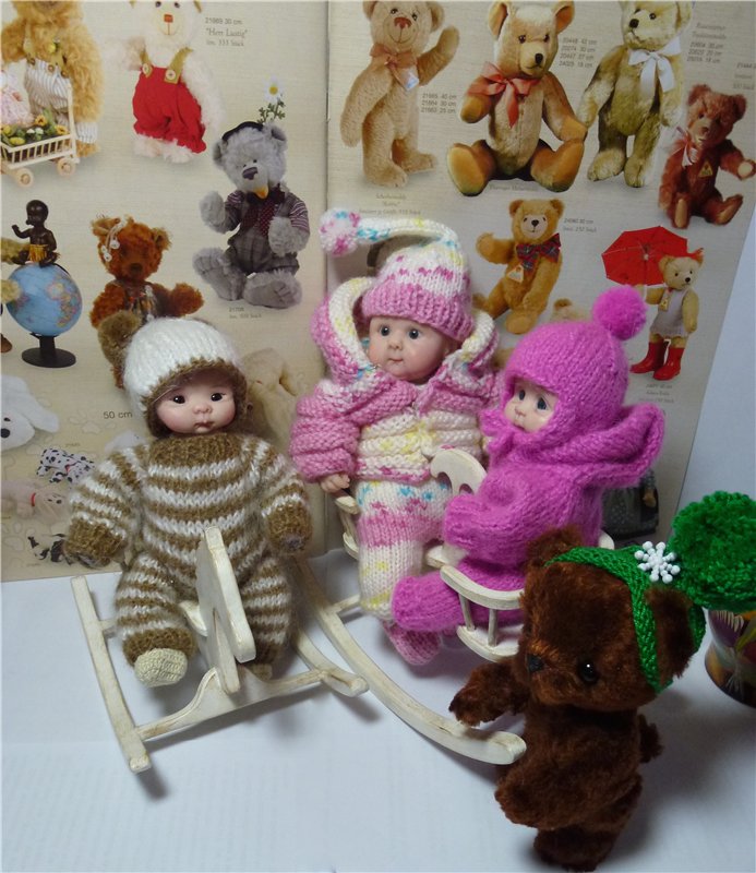 Сильвестор и малышки… Мех и полимерная глина